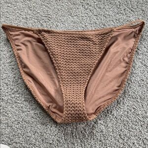 Brown Crochet Bikini Bottom